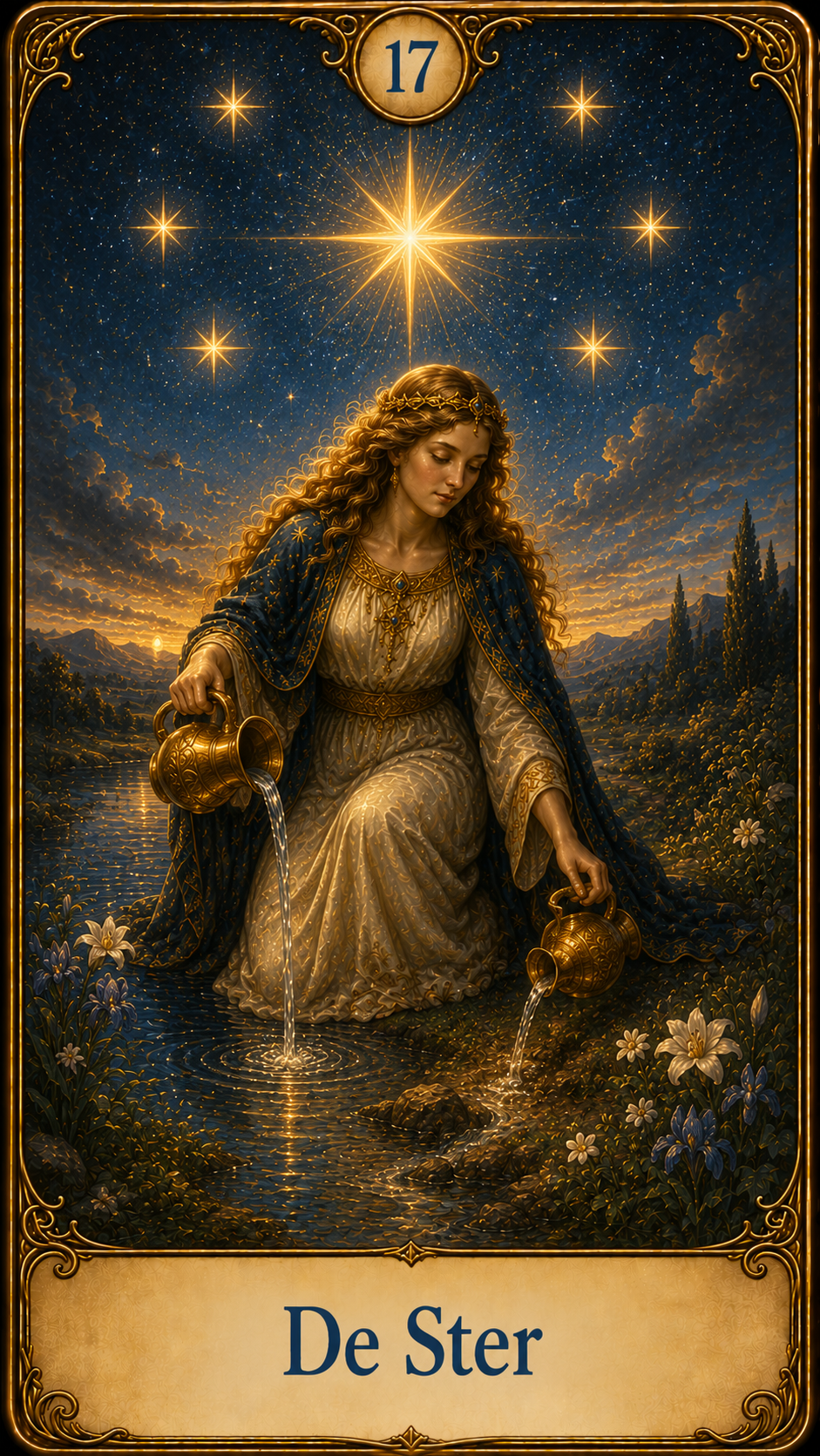 De Ster, tarotkaart van Frans Meulman